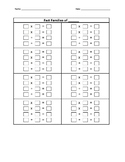 Fact Families Graphic Organizer