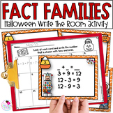 Fact Families - Halloween Math - First Grade Math - Write 