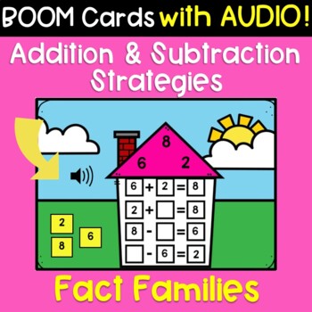 Preview of Fact Families | Math BOOM Cards