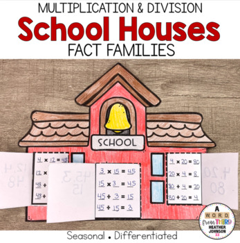 Preview of Fact Families Multiplication and Division Back to School