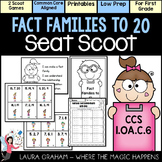 Fact Families Task Cards for First Grade