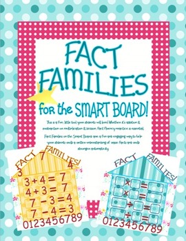 Preview of Fact Families for the SMARTboard