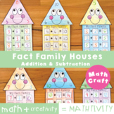 Fact Family Addition and Subtraction Math Craft
