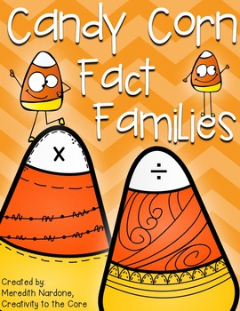 Preview of Fact Family Candy Corns - Multiplication/Division