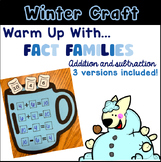 Fact Family Craft | Addition and Subtraction | Winter Math Craft