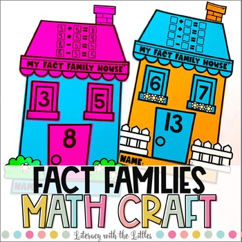 Preview of Fact Family Craft & Bulletin Board Fact Families Activity Addition Subtraction