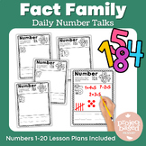 Fact Family Daily Number Talks | No Prep