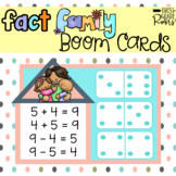 Fact Family Dominoes Digital Task BOOM CARDS