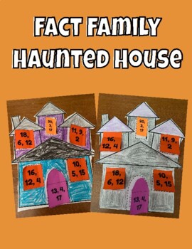 Preview of Fact Family Haunted House Craft