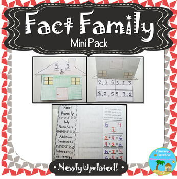 Preview of Fact Family House, Flipper, Rap, Quiz