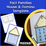 Fact Family House & Domino Template