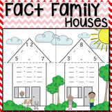 Fact Family Houses - Grouped by Addition Fact Strategy Num