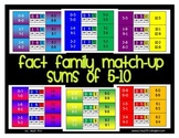 Fact Family Match-Up:  Sums of 5-10