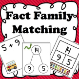 Fact Family Matching Cards Number Bonds, Part-Part-Whole, 