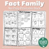 Fact Family No Prep Pack