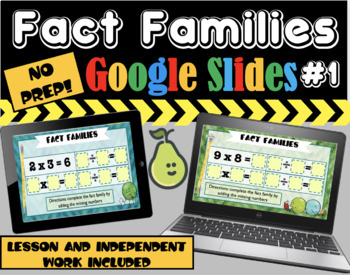 Preview of Fact Family Practice Slides  Version #1