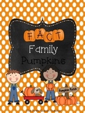 Fact Family Pumpkins: a printable math activity