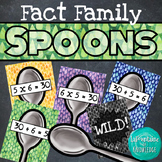 Fact Family Spoons Card Game Basic Multiplication and Divi