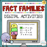 Fact Family Task Cards with Google Forms