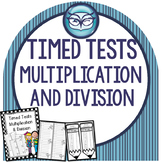 Fact Family Timed Tests: Multiplication and Division Fluency