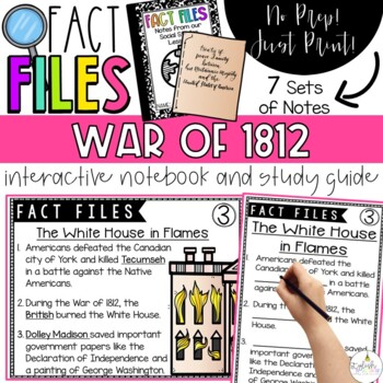 Preview of War of 1812 | CKLA Interactive Notebook and Study Guide