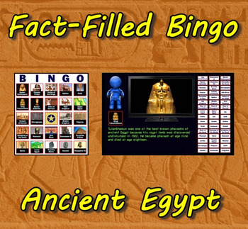 Preview of Fact-Filled Bingo - Ancient Egypt
