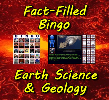 Preview of Fact-Filled Bingo - Earth Science & Geology