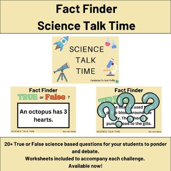 Preview of Fact Finder - Science Talk Time