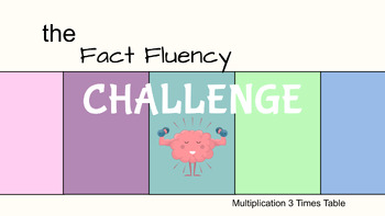 Preview of Fact Fluency 3 Times Table