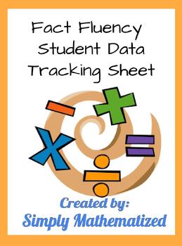 Preview of Fact Fluency Data Tracking Sheet