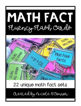 Preview of Addition and Subtraction Math Fact Fluency Flash Cards | Number Sequencing Cards