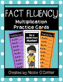 Fact Fluency Multiplication Practice Cards