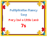 Fact Fluency Multiplication Songs x7