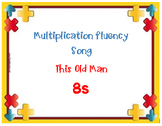 Fact Fluency Multiplication Songs x8