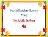 Fact Fluency Multiplication Songs x9