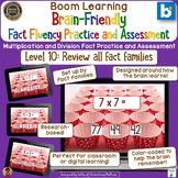 Fact Fluency Multiplication and Division Level 10 Review a