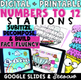 Fact Fluency & Number Sense Stations - Print & DIGITAL -  