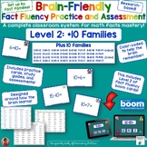 Fact Fluency Practice Cards and Assessments: Level Two +10