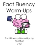 Multiplication Fact Fluency Warm-Ups 0-12