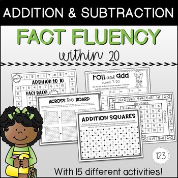 Preview of Math Games: Addition and Subtraction Fact Fluency