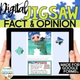 Fact & Opinion Activity | Digital Jigsaw Puzzle for Google Forms™