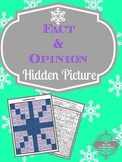 Fact & Opinion: Hidden Snowflake Winter Picture