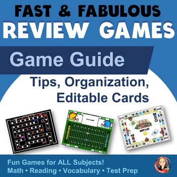 Preview of Editable Guide for Using Games Galore in Your Classroom