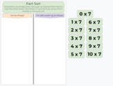 Fact Sort - EDITABLE Online Distance Learning Compatible!