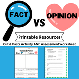 Fact VS Opinion: Printable Resources