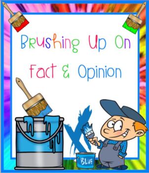 Preview of Fact and Opinion - Brush Up On Your Fact and Opinion SMARTBOARD
