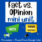 Fact and Opinion Lesson + Activities