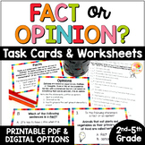 Fact and Opinion Activities: Fact or Opinion Task Cards an
