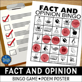 Fact and Opinion Bingo Game