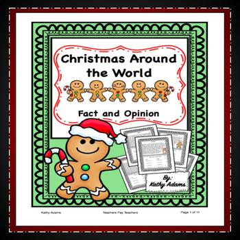 Preview of Fact and Opinion Christmas Around the World